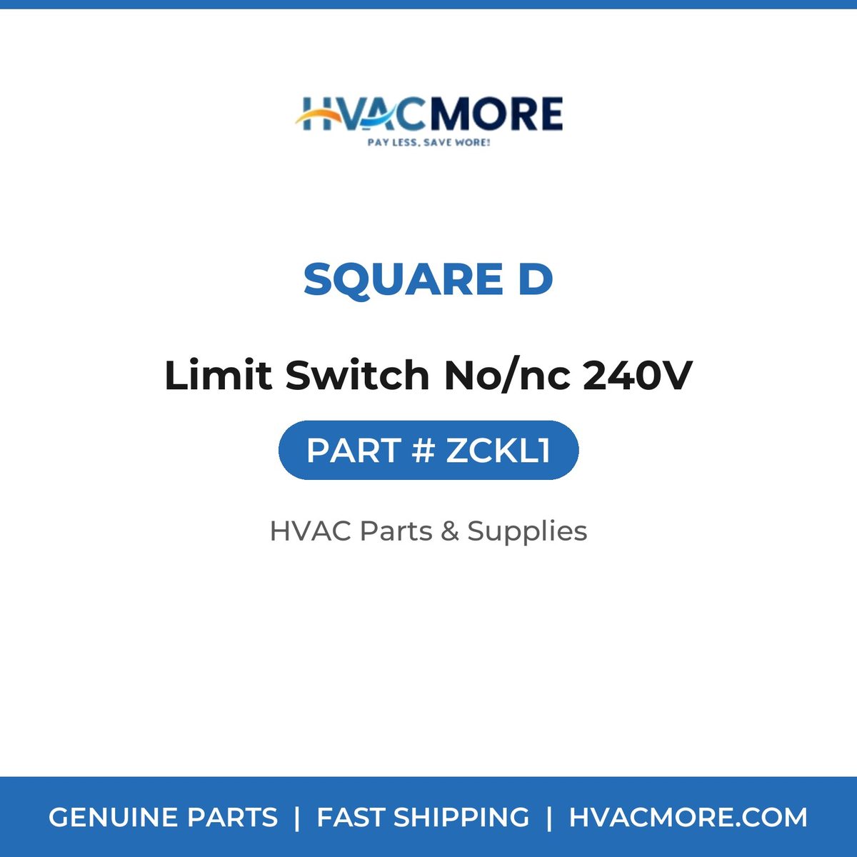 Square D Limit Switch No/nc 240V ZCKL1