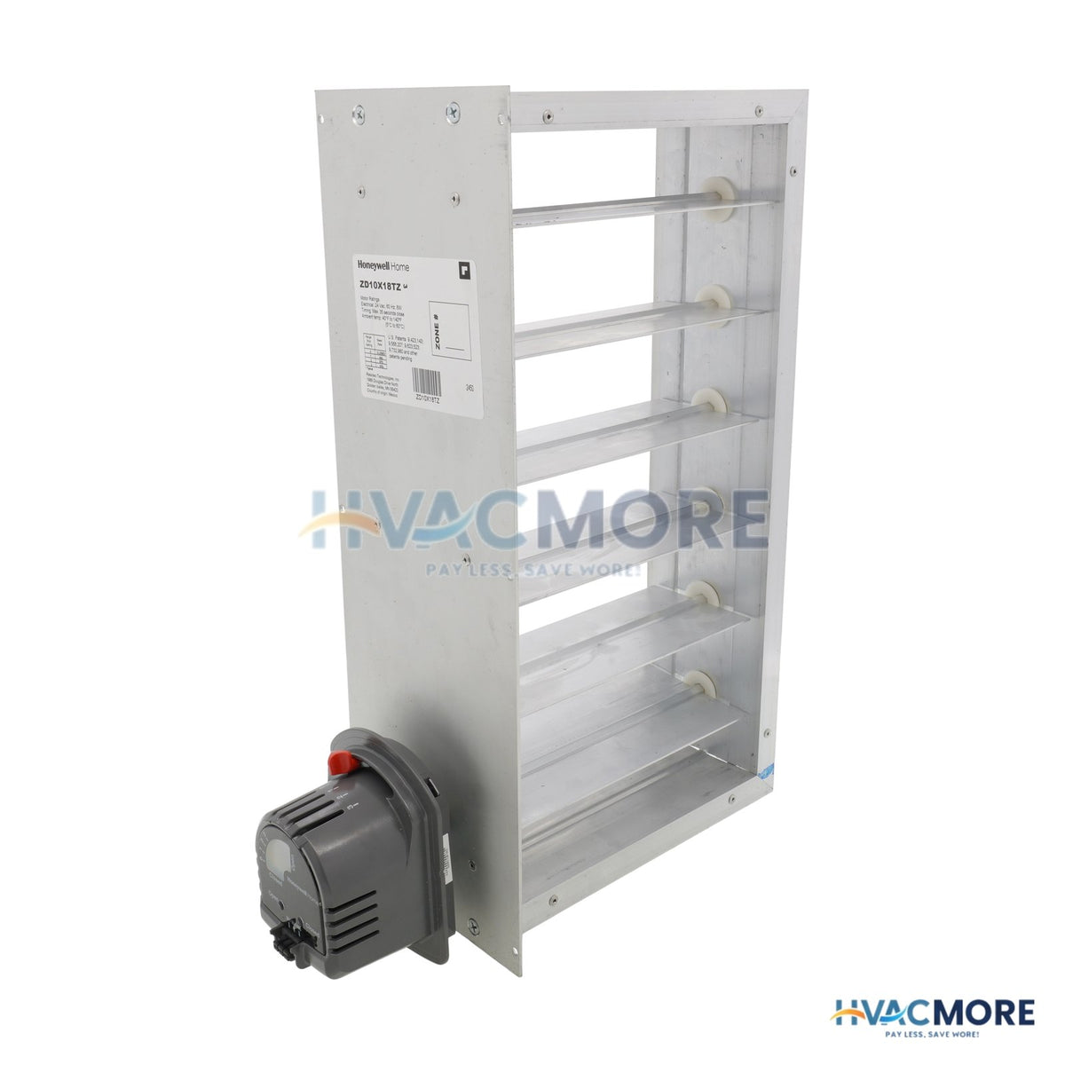 Honeywell Home 10" x 18" TrueZONE Rectangular Parallel Blade Damper ZD10X18TZ