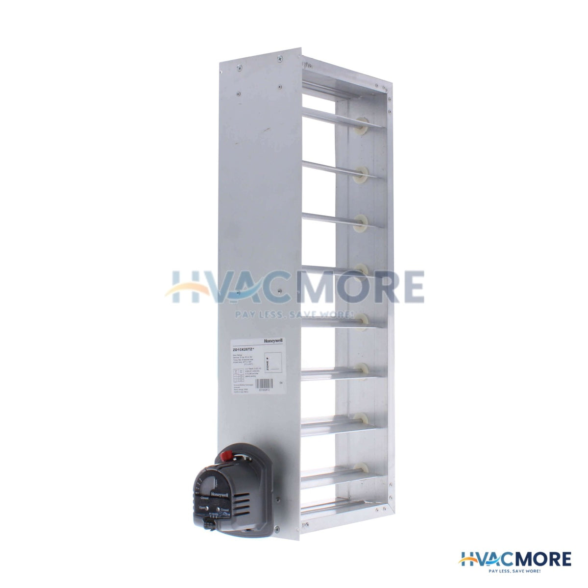 Honeywell Home 10" x 26" TrueZONE Rectangular Parallel Blade Damper ZD10X26TZ