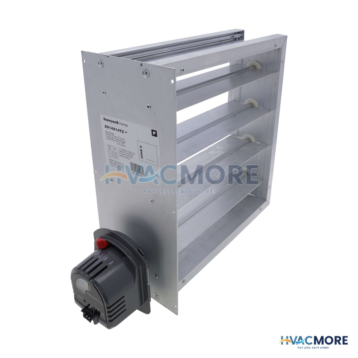 Honeywell Home 14" x 14" TrueZONE Square Parallel Blade Damper ZD14X14TZ