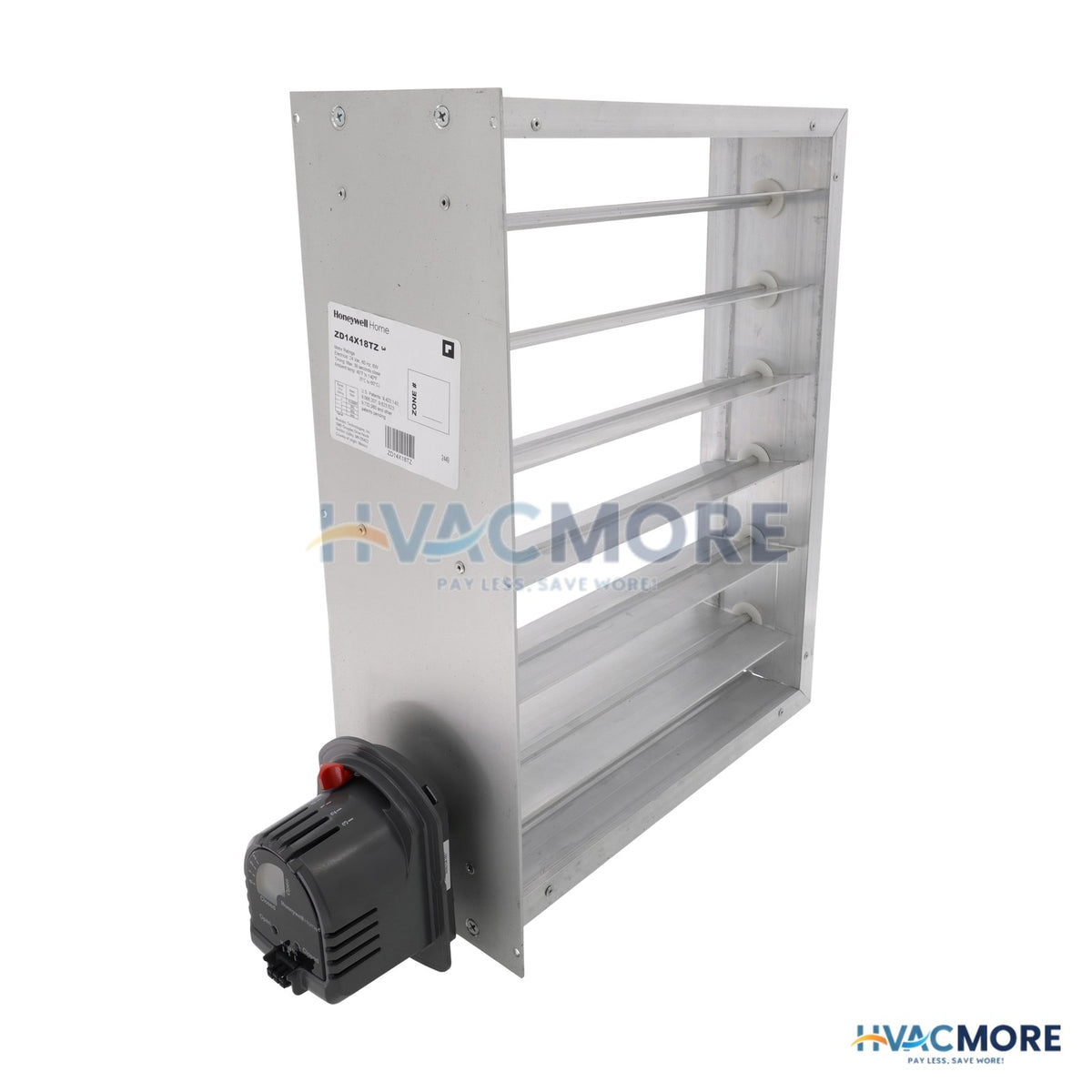Honeywell Home 14" x 18" TrueZONE Rectangular Parallel Blade Damper ZD14X18TZ