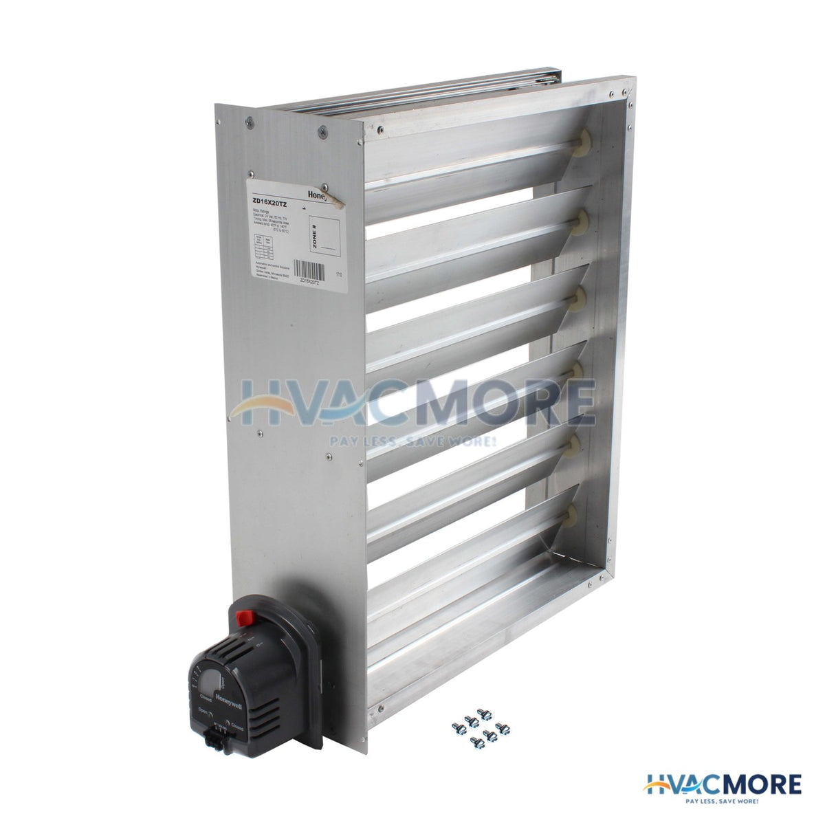 Honeywell Home 16" x 20" TrueZONE Rectangular Parallel Blade Damper ZD16X20TZ
