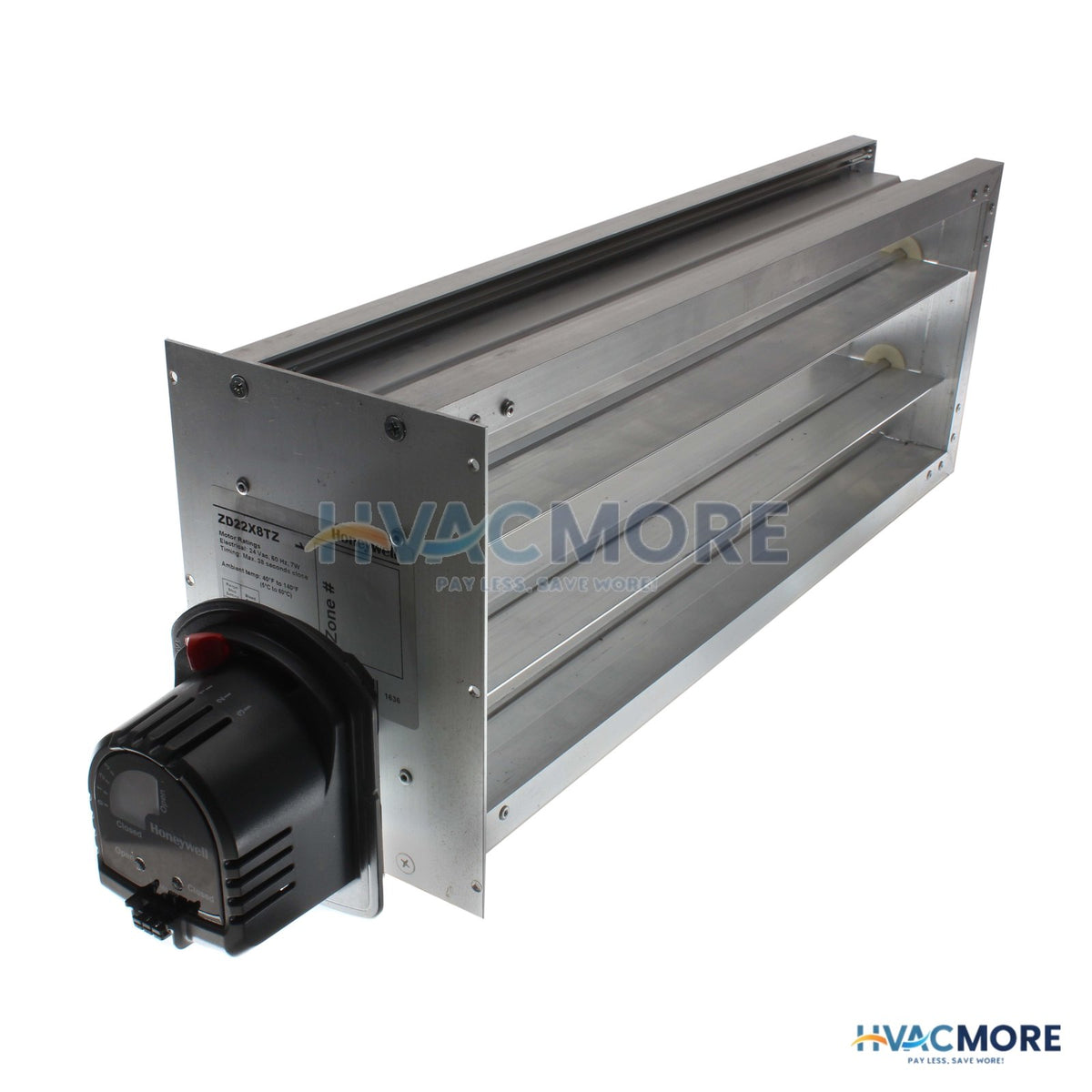 Honeywell Home 22" x 8" TrueZONE Rectangular Parallel Blade Damper ZD22X8TZ