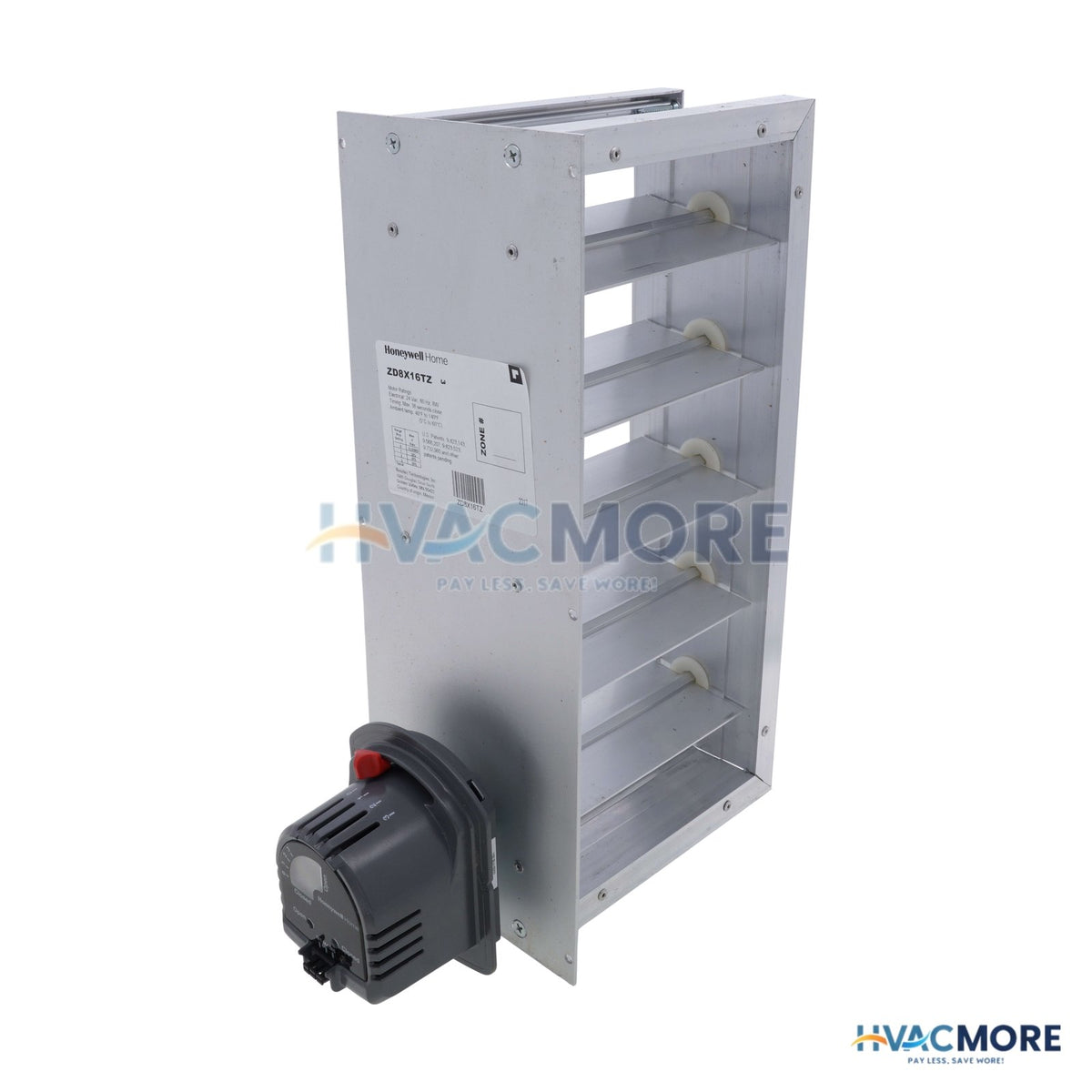 Honeywell Home 8" x 16" TrueZONE Rectangular Parallel Blade Damper ZD8X16TZ