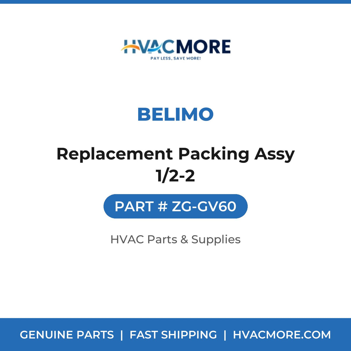 Belimo Replacement Packing Assy 1/2-2 ZG-GV60