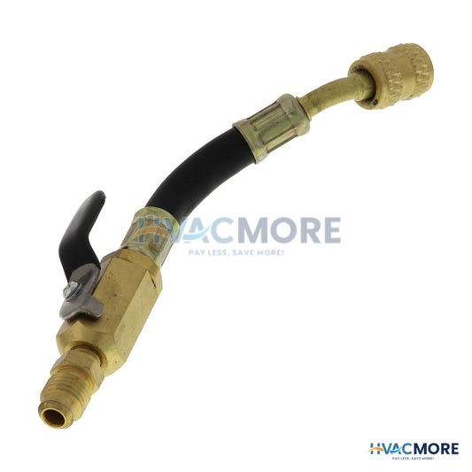 Supco Flexible Adapter 5/16” to 1/4” Hose W/ Flex Line and Ball Valve ZMF56