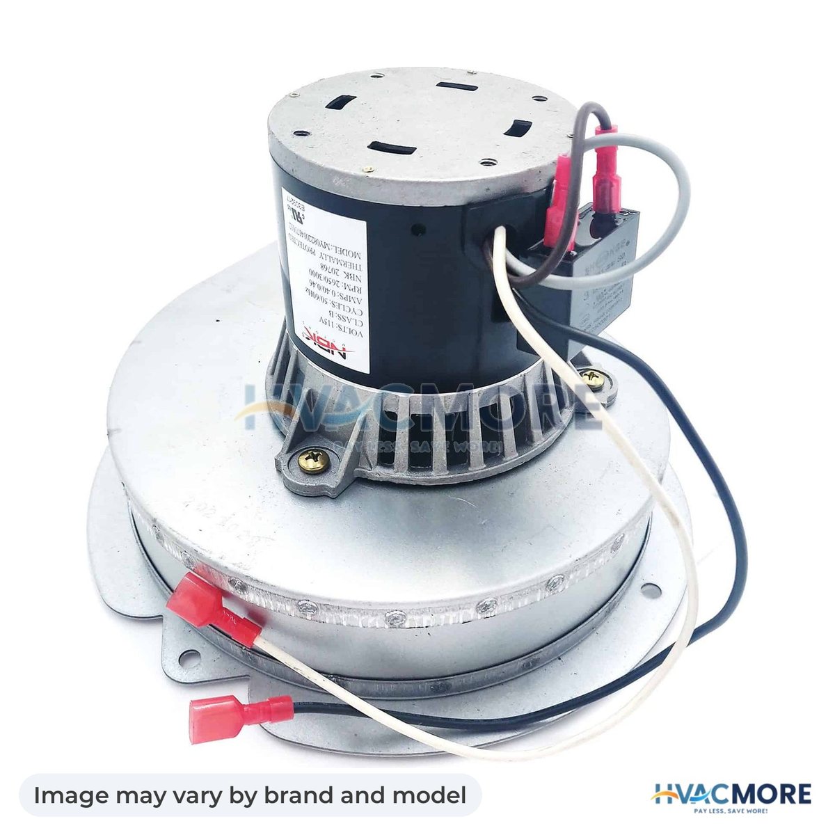 NBK Parts Motor, PSC 115V/60Hz, 3000 RPM, 1/30 HP HVM-0131M00002P - Image may vary by brand and model