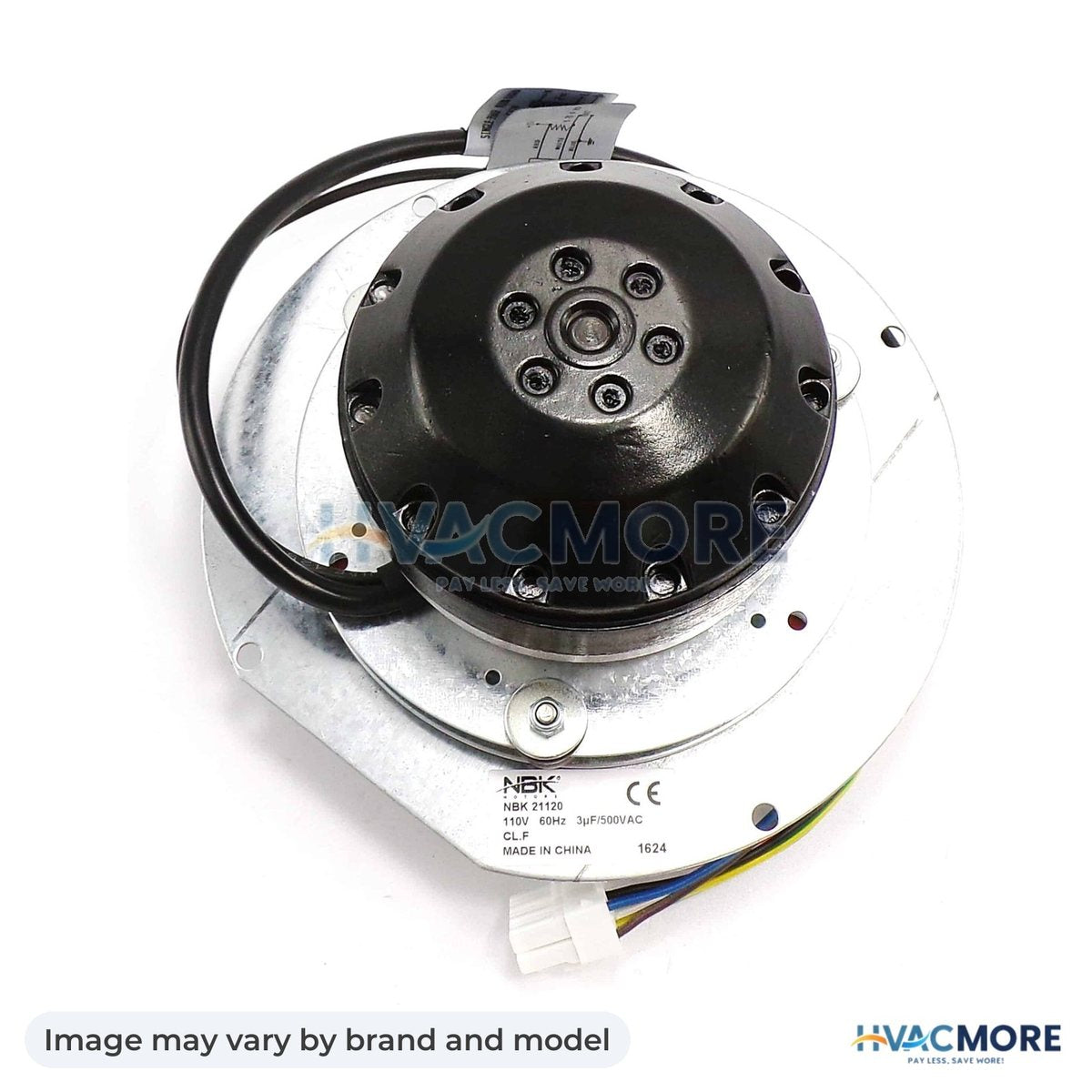 NBK Parts Combustion Blower 110V 60Hz HVM-1-00-02275 - Image may vary by brand and model