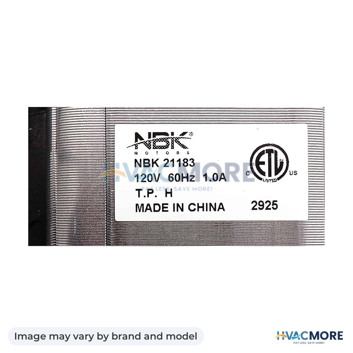 NBK Parts Convection Blower Motor 300mm X 60mm Rh HVM-103581-02 - Image may vary by brand and model