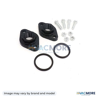 NBK Parts Flange Kit 1 Inch (Pair) HVM-110-252 - Image may vary by brand and model