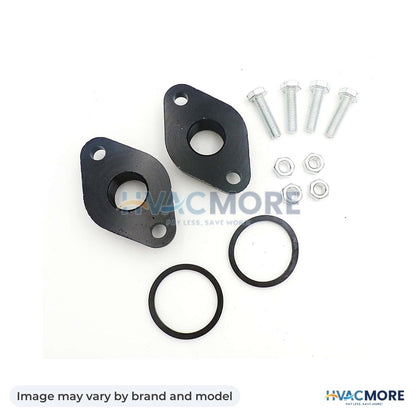 NBK Parts Flange Kit 1 Inch (Pair) HVM-110-252 - Image may vary by brand and model