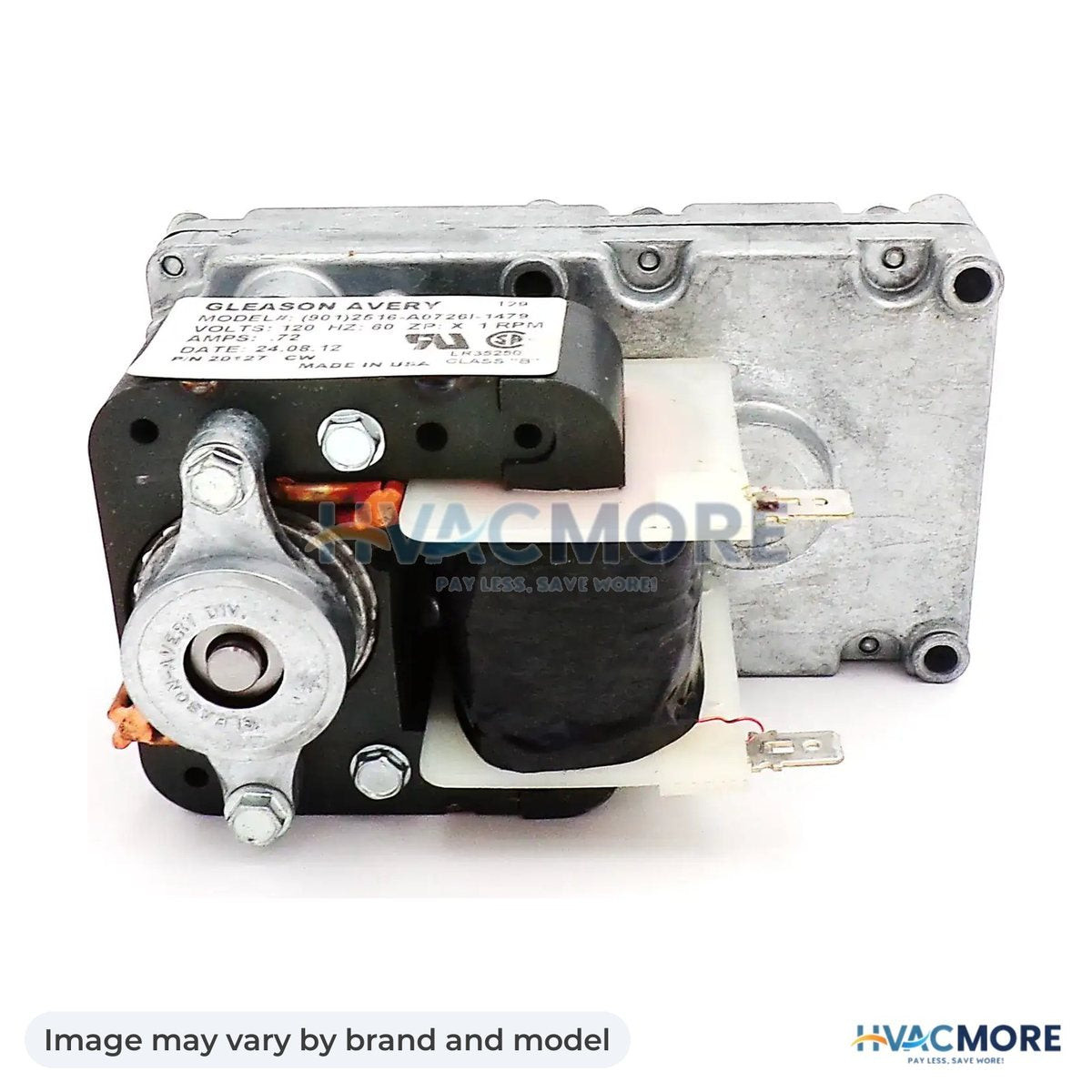NBK Parts Auger Motor 1.1 Rom CW, Gleason Avery HVM-12046300 - Image may vary by brand and model