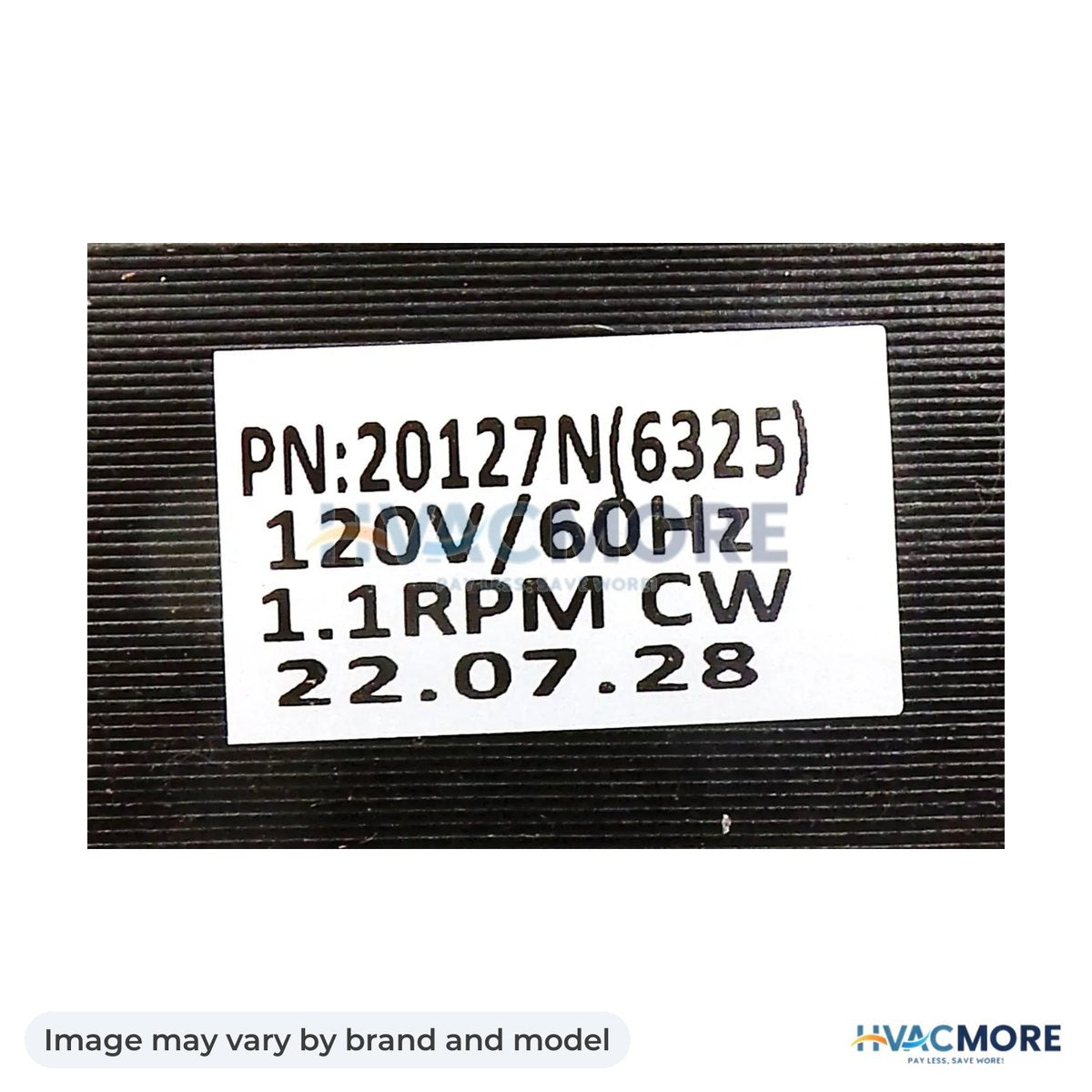 NBK Parts Auger Motor HVM-12046300NBK - Image may vary by brand and model