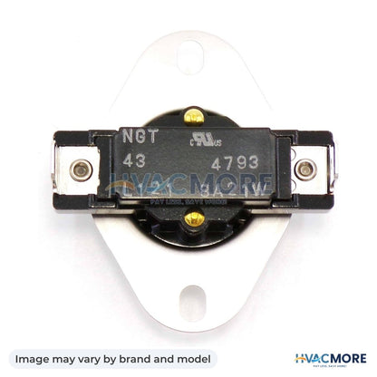 NBK Parts Hi-Limit Snap Disc 250-40F HVM-12147705 - Image may vary by brand and model