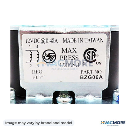NBK Parts Gas Control Valve HVM-161122 - Image may vary by brand and model