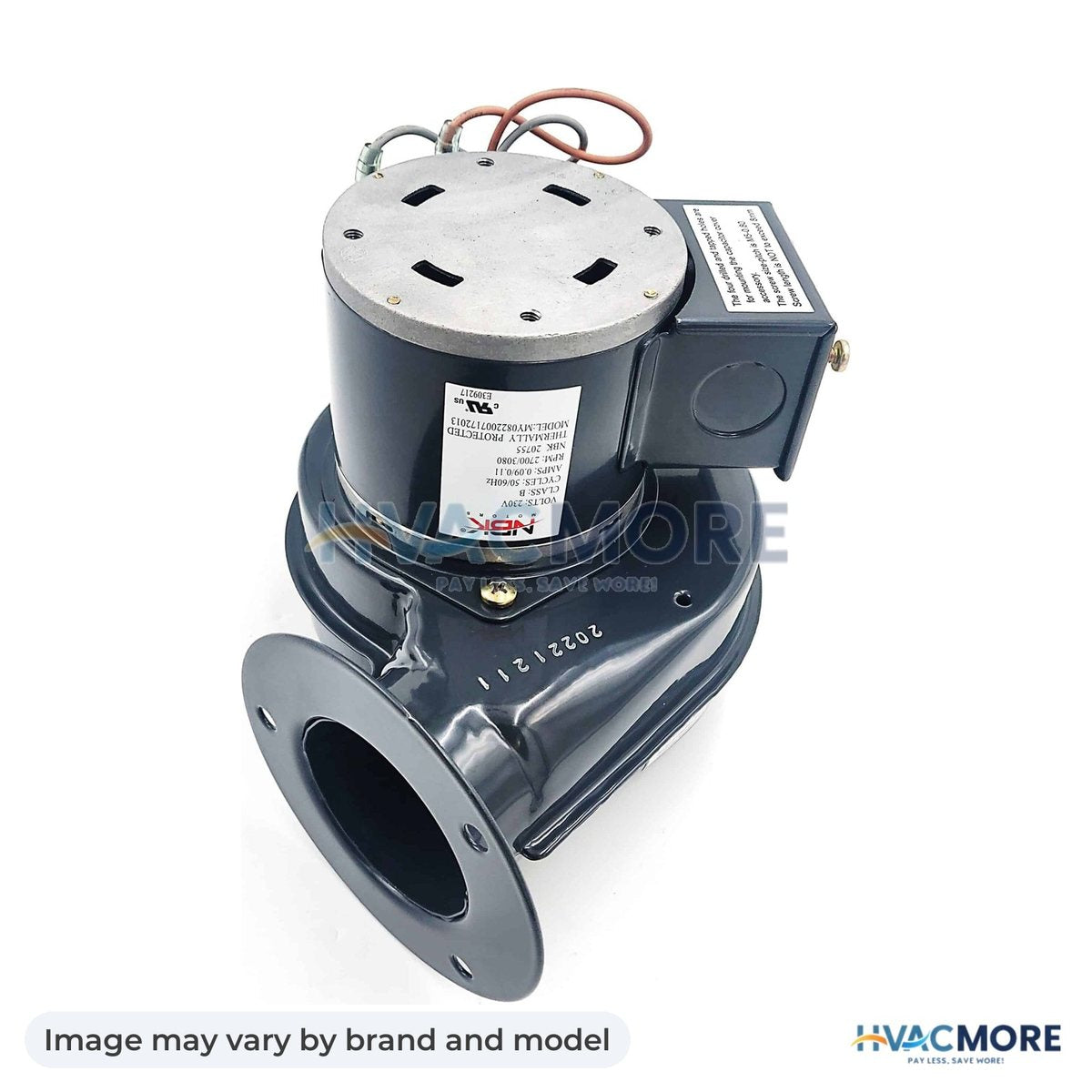 NBK Parts Blower Motor 230V 50/60Hz HVM-1TDN8 - Image may vary by brand and model