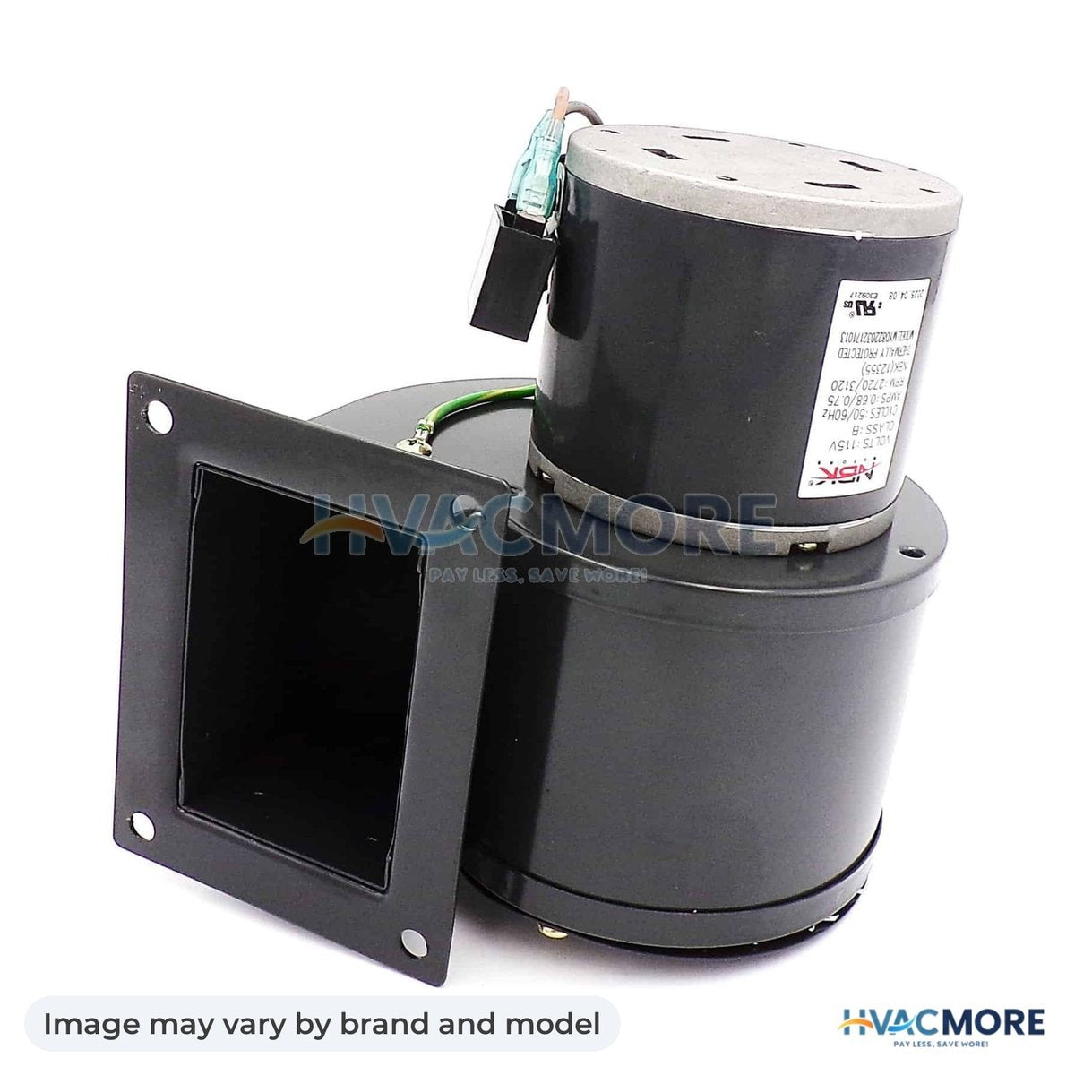NBK Parts Blower Motor, PSC 115V, 50/60Hz, RPM 2720/3120 HVM-1TDP7 - Image may vary by brand and model
