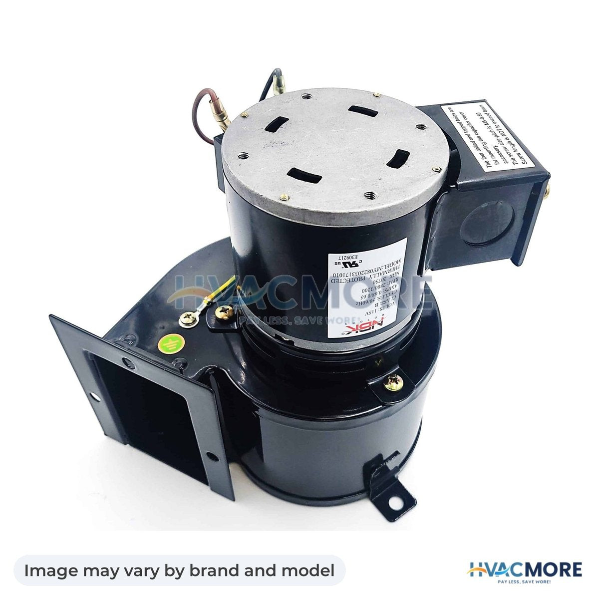 NBK Parts Blower Motor 115V, High Temperature HVM-1TDV2 - Image may vary by brand and model