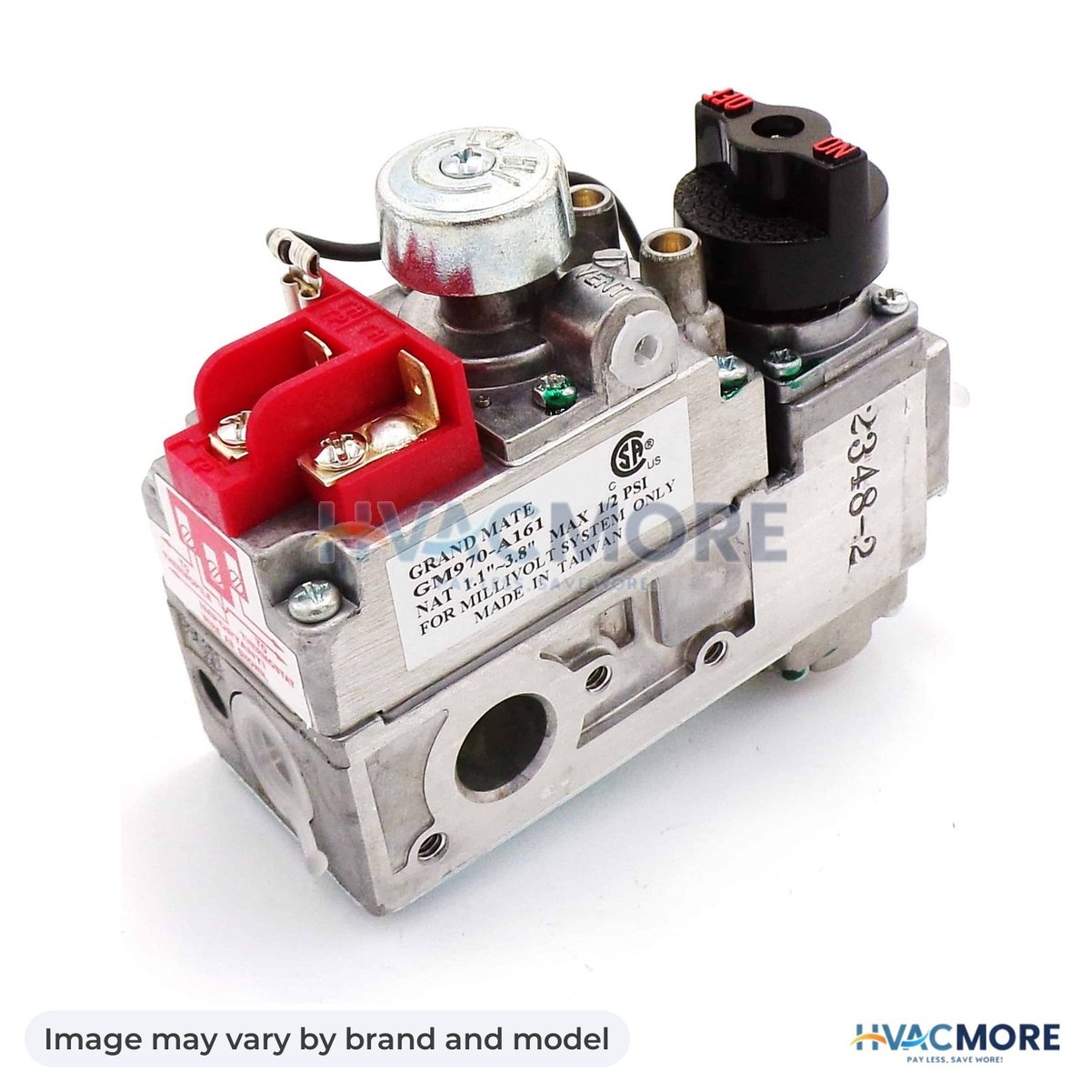 NBK Parts Millivolt Gas Valve, NG, HVM-2166-300 - Image may vary by brand and model