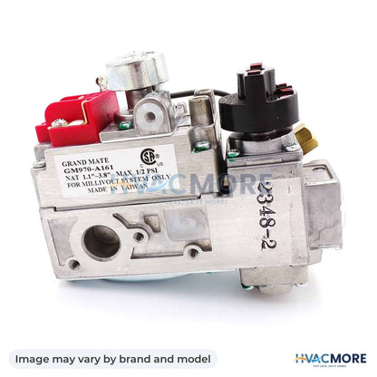 NBK Parts Millivolt Gas Valve, NG, HVM-2166-300 - Image may vary by brand and model
