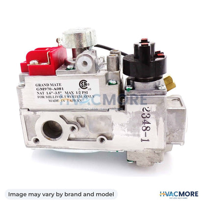 NBK Parts Millivolt Gas Valve, NG, HVM-230-0710 - Image may vary by brand and model