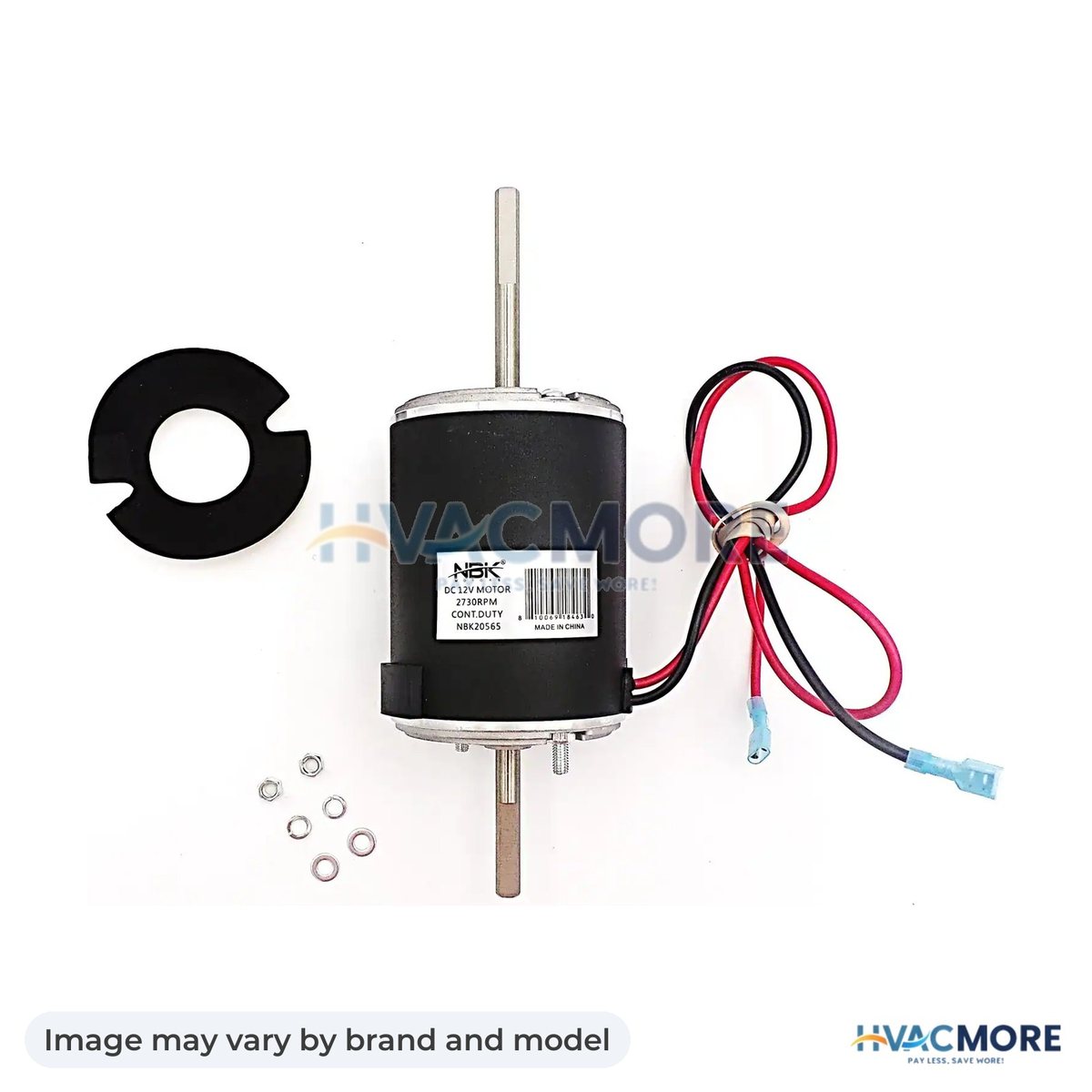NBK Parts Motor DC 12V W/Gasket 50W, 2730 RPM HVM-232684 - Image may vary by brand and model
