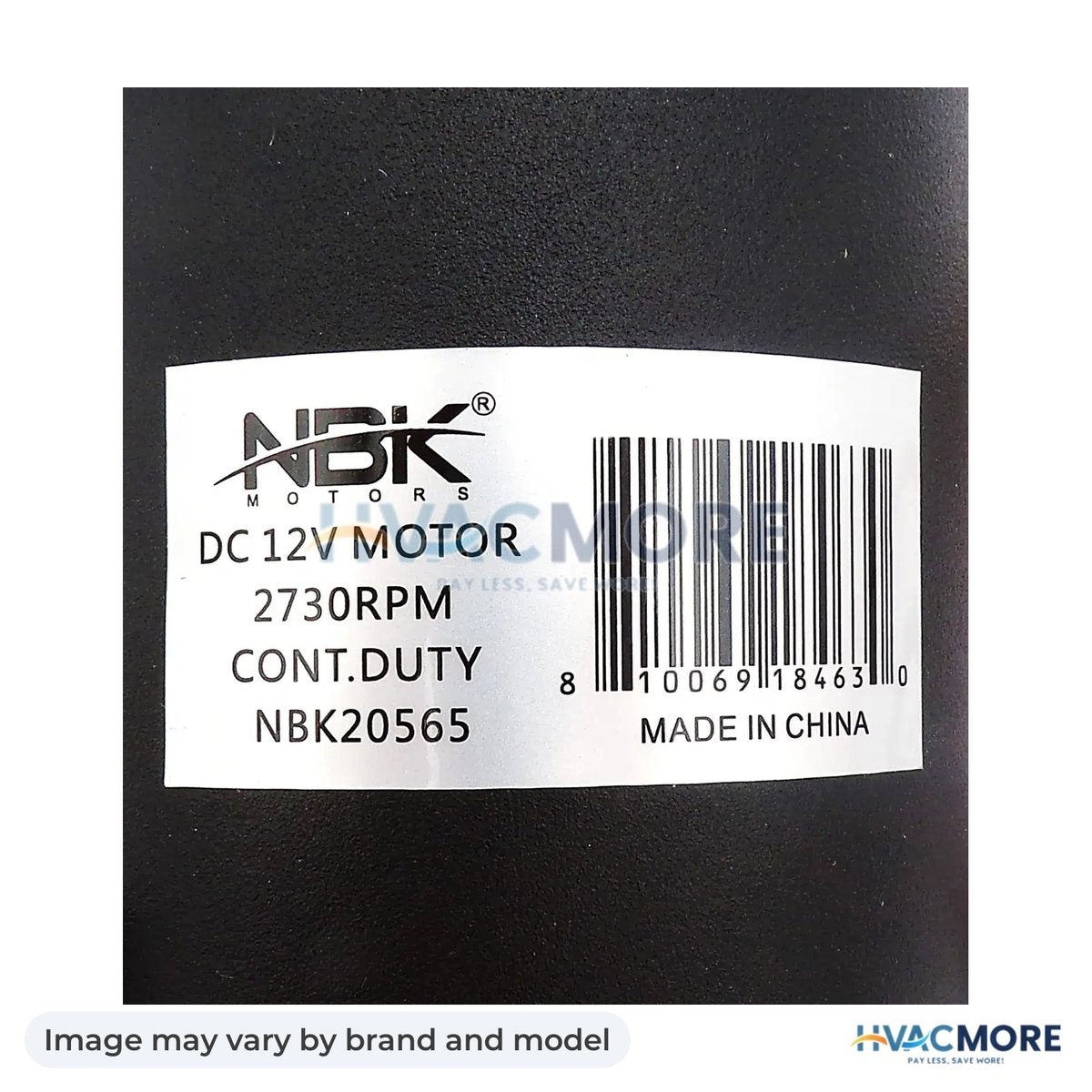 NBK Parts Motor DC 12V W/Gasket 50W, 2730 RPM HVM-232684 - Image may vary by brand and model