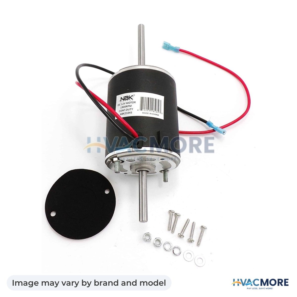 NBK Parts Motor. 12VDC, 50W, 1900 RPM HVM-233004 - Image may vary by brand and model