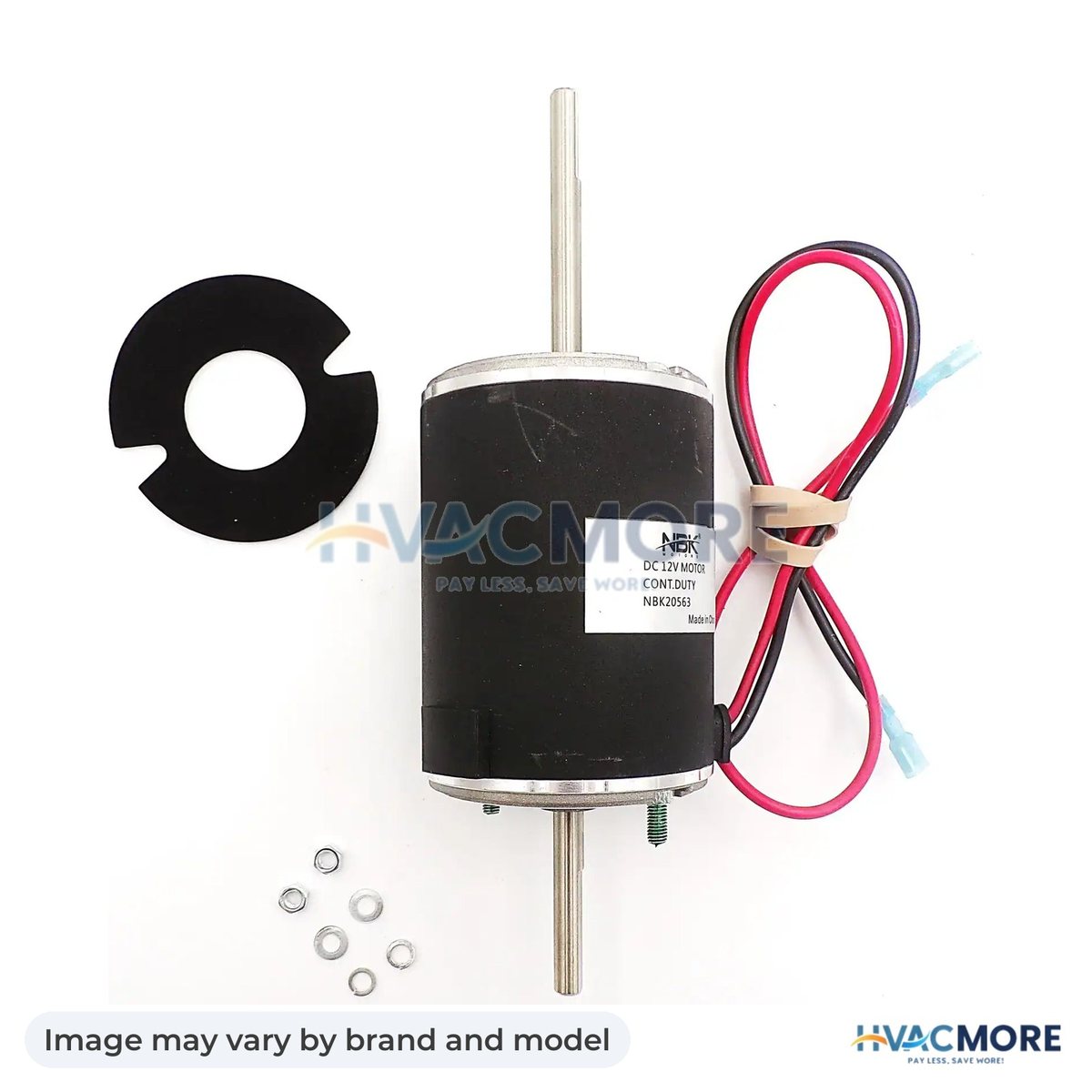 NBK Parts Motor DC 12V W/Gasket 55W, 2730 RPM HVM-233043 - Image may vary by brand and model