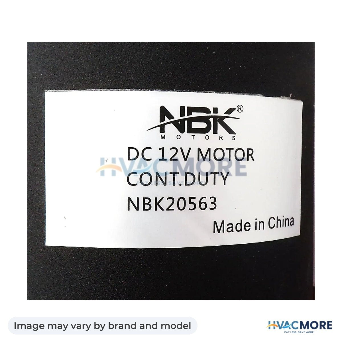 NBK Parts Motor DC 12V W/Gasket 55W, 2730 RPM HVM-233043 - Image may vary by brand and model