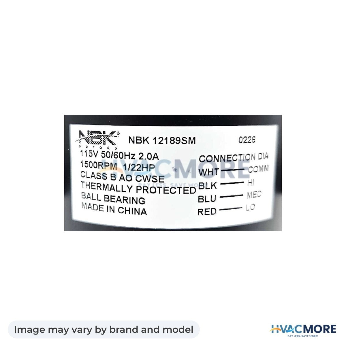 NBK Parts Mounting Insert Only 115V HVM-3-21-47120-2 - Image may vary by brand and model
