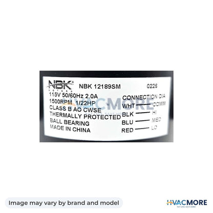 NBK Parts Mounting Insert Only 115V HVM-3-21-47120-2 - Image may vary by brand and model