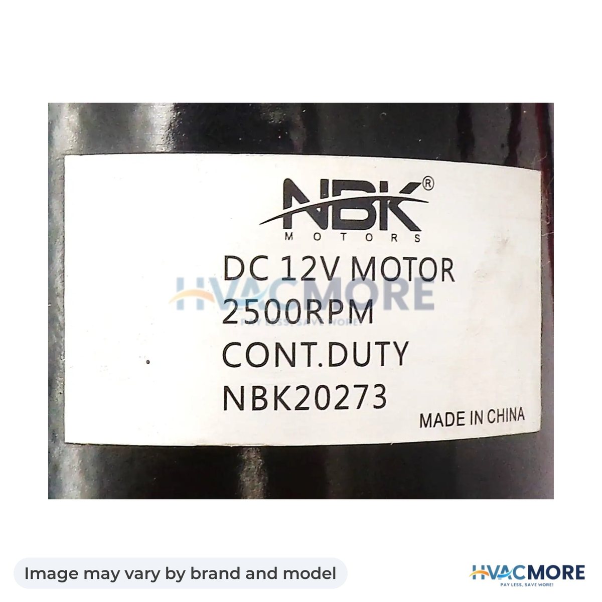 NBK Parts Motor. 12VDC, 2200 RPM Kit-Boxed HVM-31036 - Image may vary by brand and model