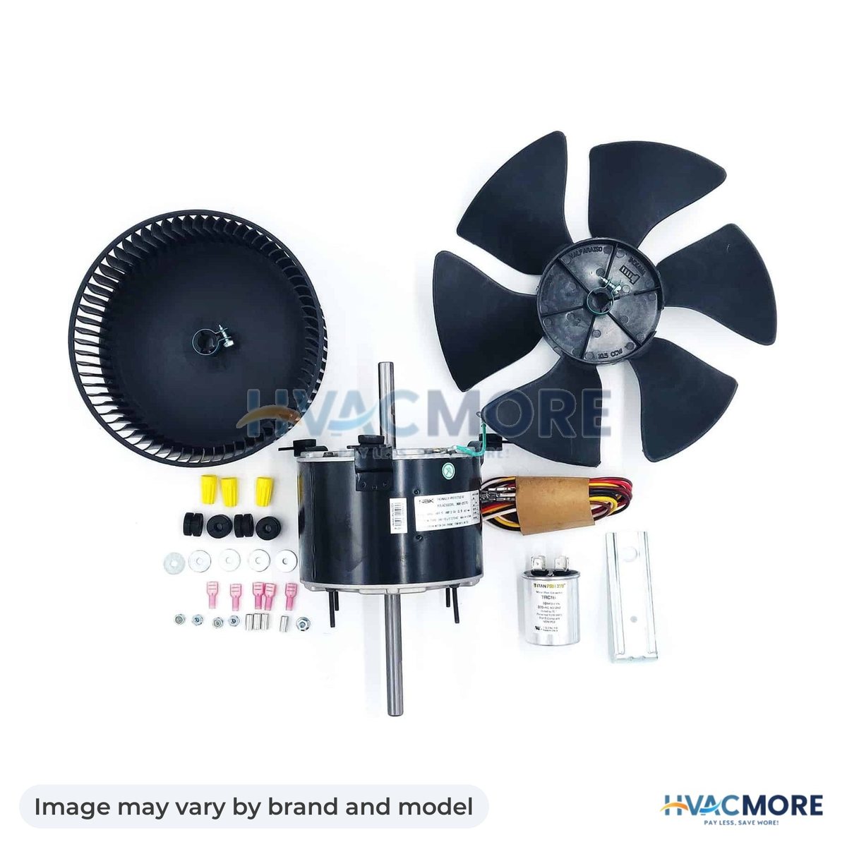 NBK Parts Fan Motor 1/5 HP Kit HVM-3108706.916 - Image may vary by brand and model