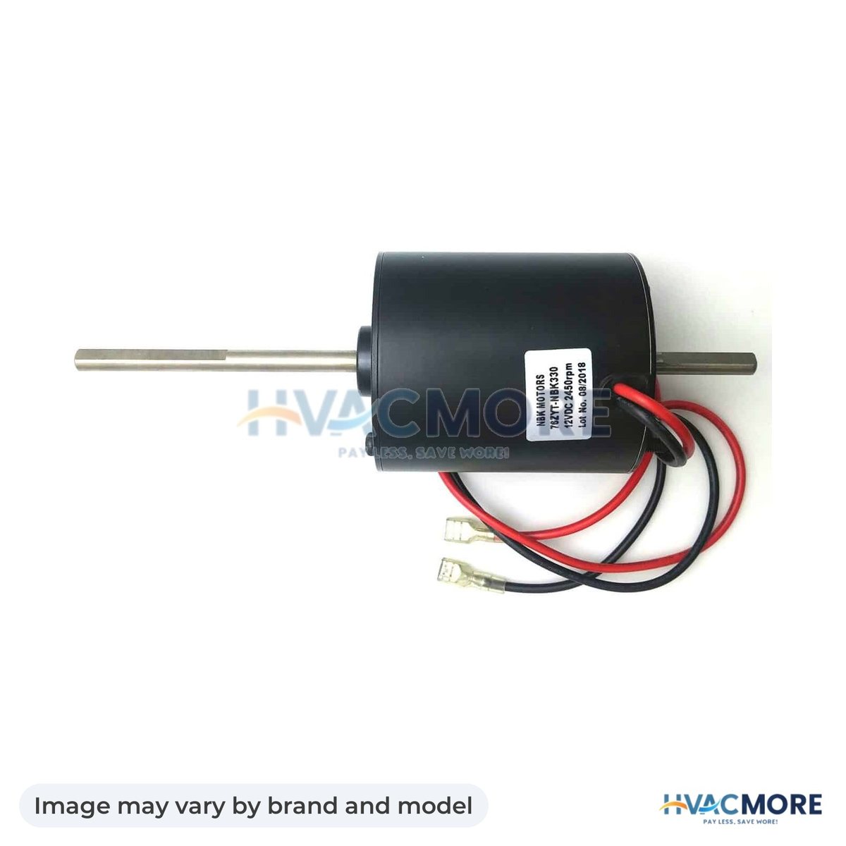 NBK Parts Motor. 12VDC, 2250 RPM Kit-Boxed HVM-32330 - Image may vary by brand and model
