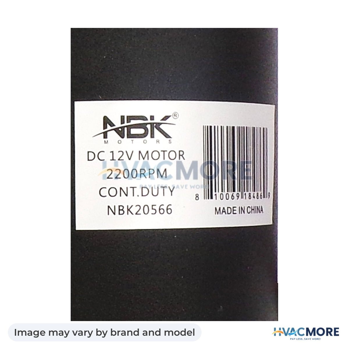 NBK Parts Motor DC 12V W/Gasket, 42W, 2600 RPM HVM-323682 - Image may vary by brand and model