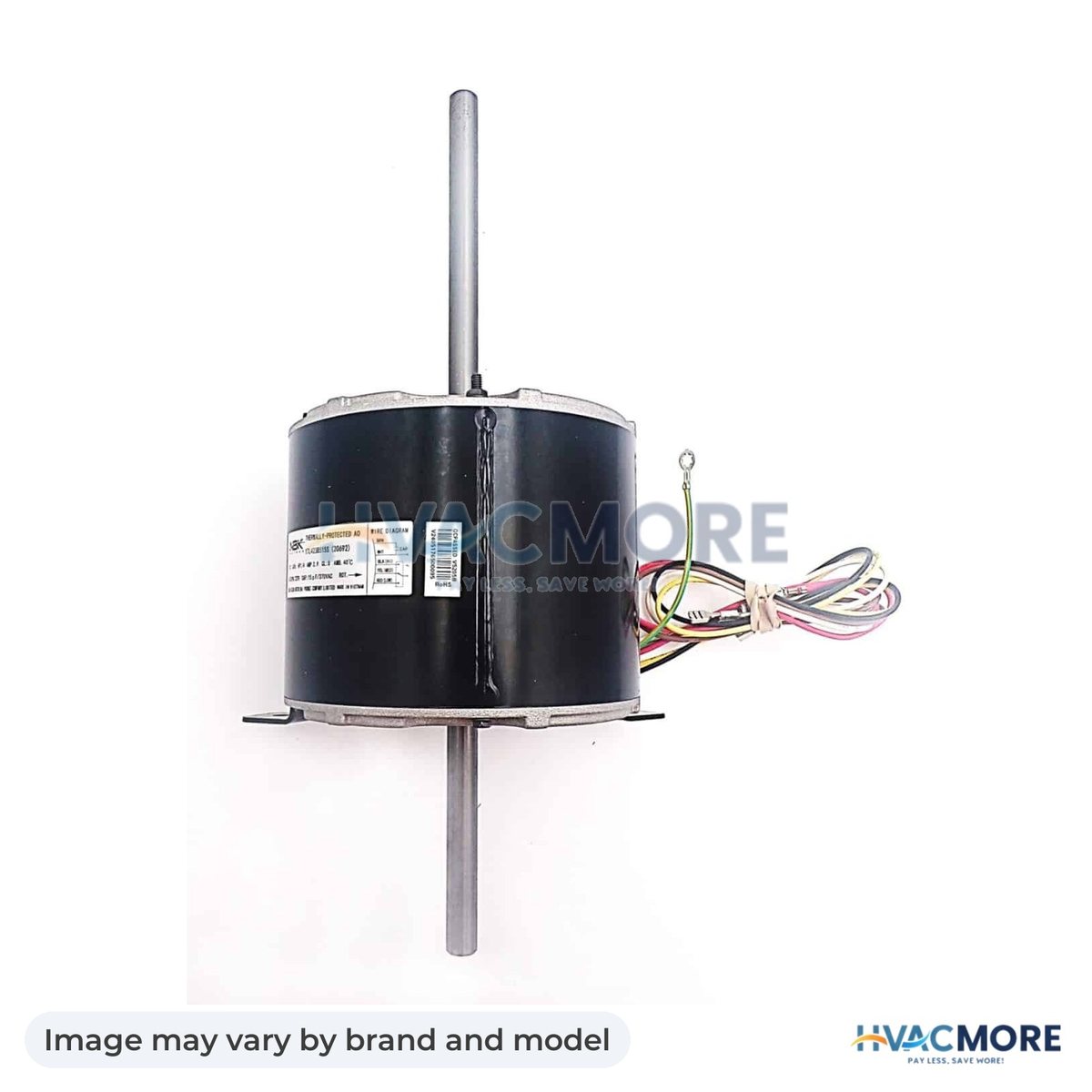 NBK Parts Fan Motor 1/4 HP, 115V HVM-3314471.011 - Image may vary by brand and model