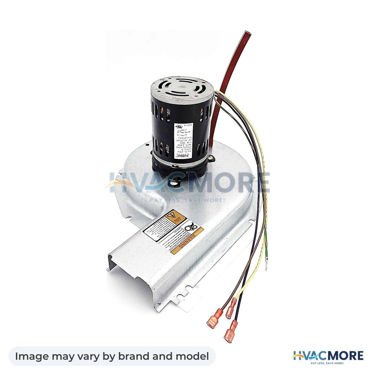 NBK Parts Draft Inducer 230V, 60Hz, 3450 RPM HVM-345585-75110 - Image may vary by brand and model