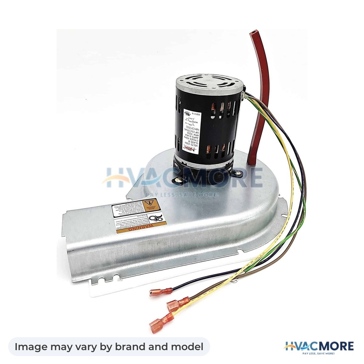 NBK Parts Draft Inducer 230V, 60Hz, 3300 RPM HVM-345585-75111 - Image may vary by brand and model