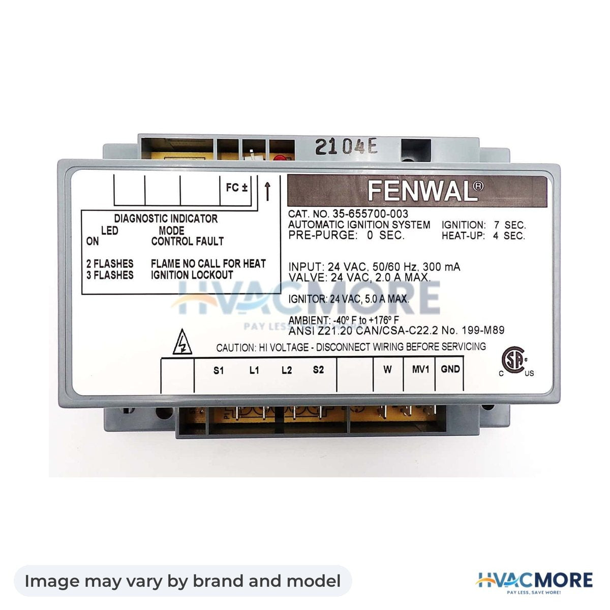 NBK Parts Ignition Module HVM-35-655700-003 - Image may vary by brand and model