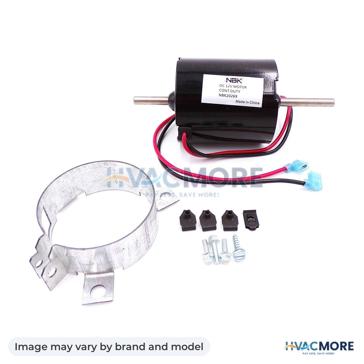NBK Parts Motor. 12VDC, 2250 RPM Kit-Boxed W/Bracket HVM-37358 - Image may vary by brand and model