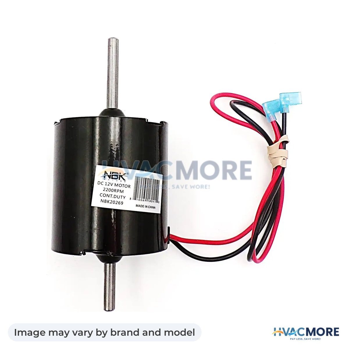 NBK Parts Motor. 12VDC, 2200 RPM Kit-Boxed HVM-37697 - Image may vary by brand and model