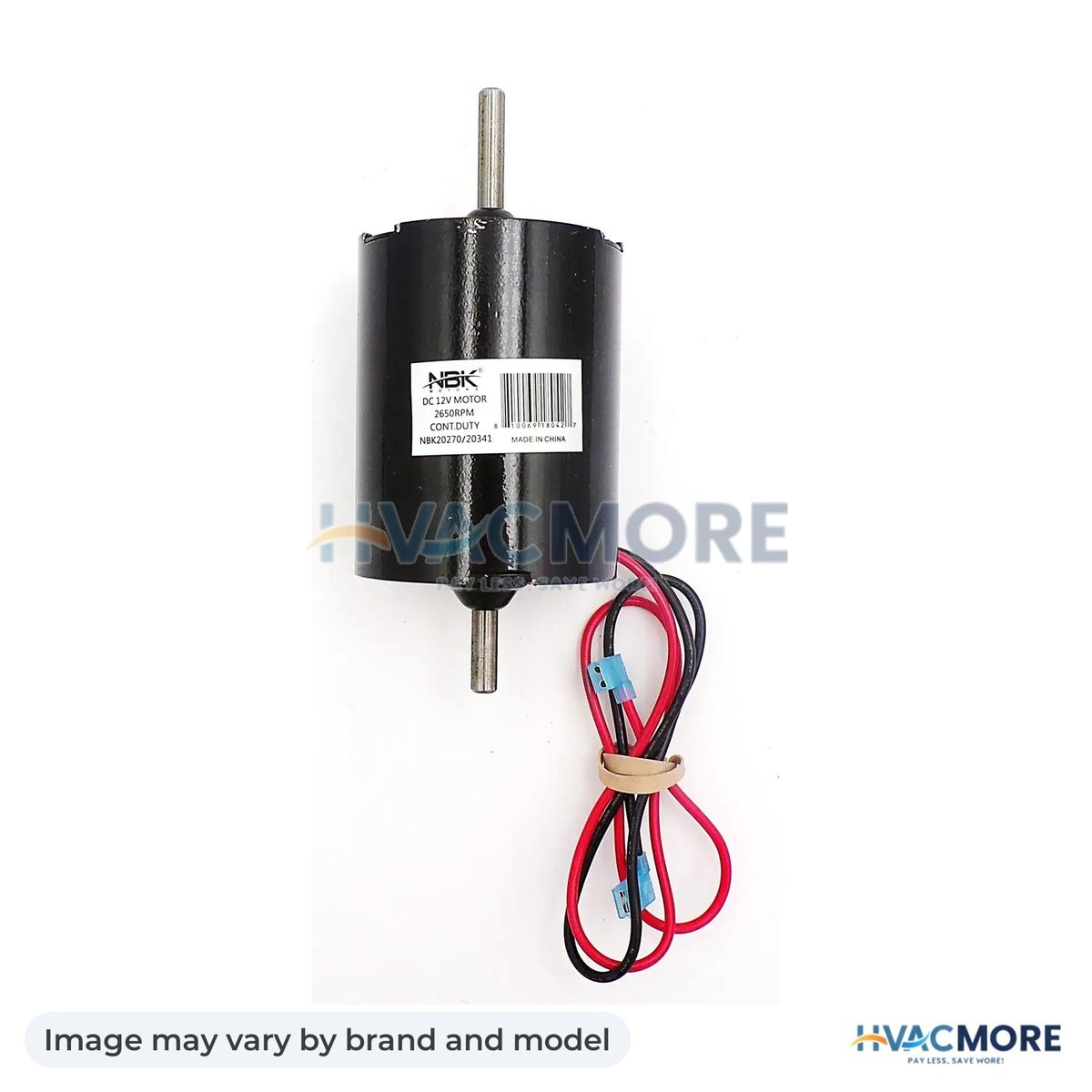NBK Parts Motor. 12VDC, 2650 RPM Kit-Boxed HVM-37698 - Image may vary by brand and model