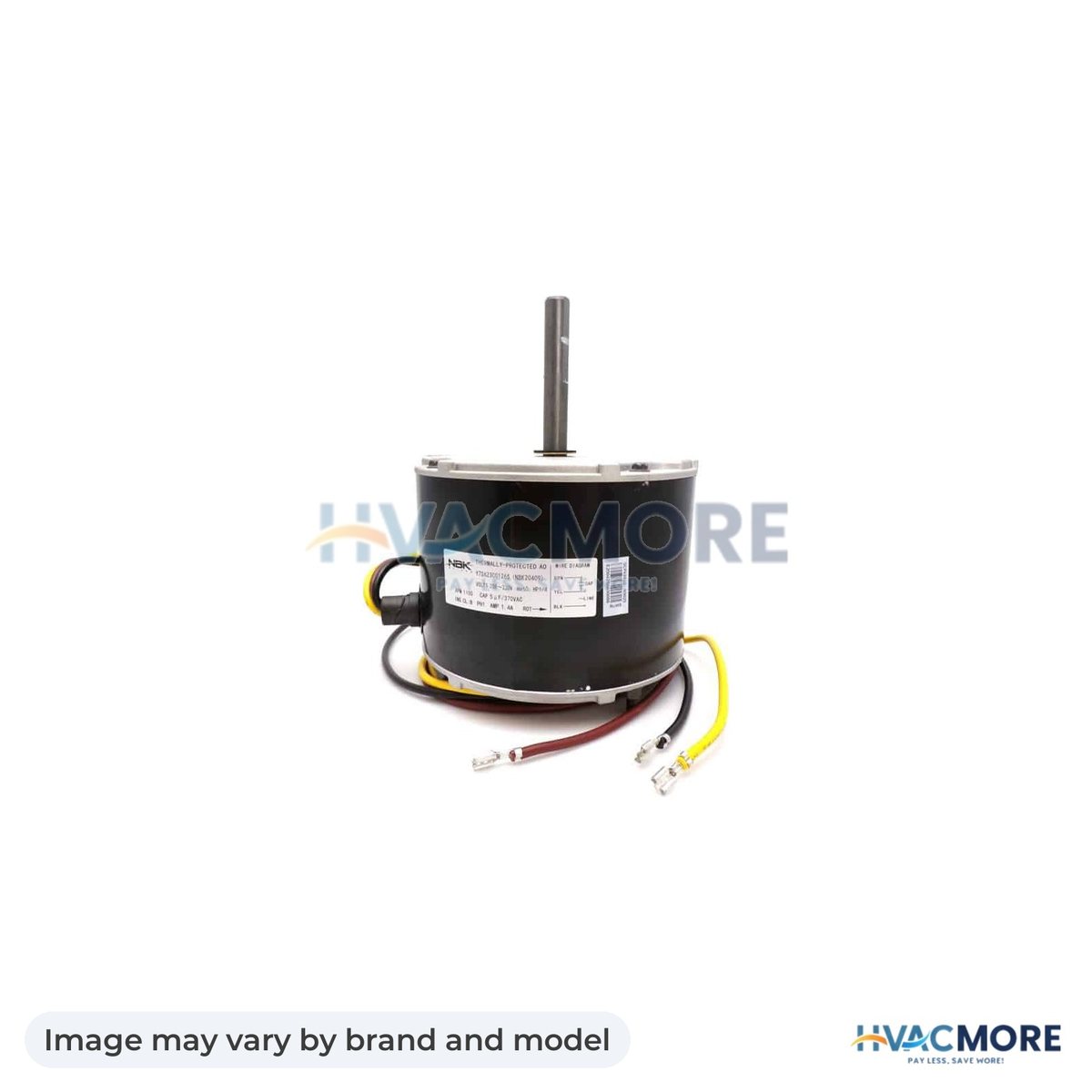 NBK Parts Condensor Motor 3S047 1/4 HP, 208/230V HVM-3S047 - Image may vary by brand and model
