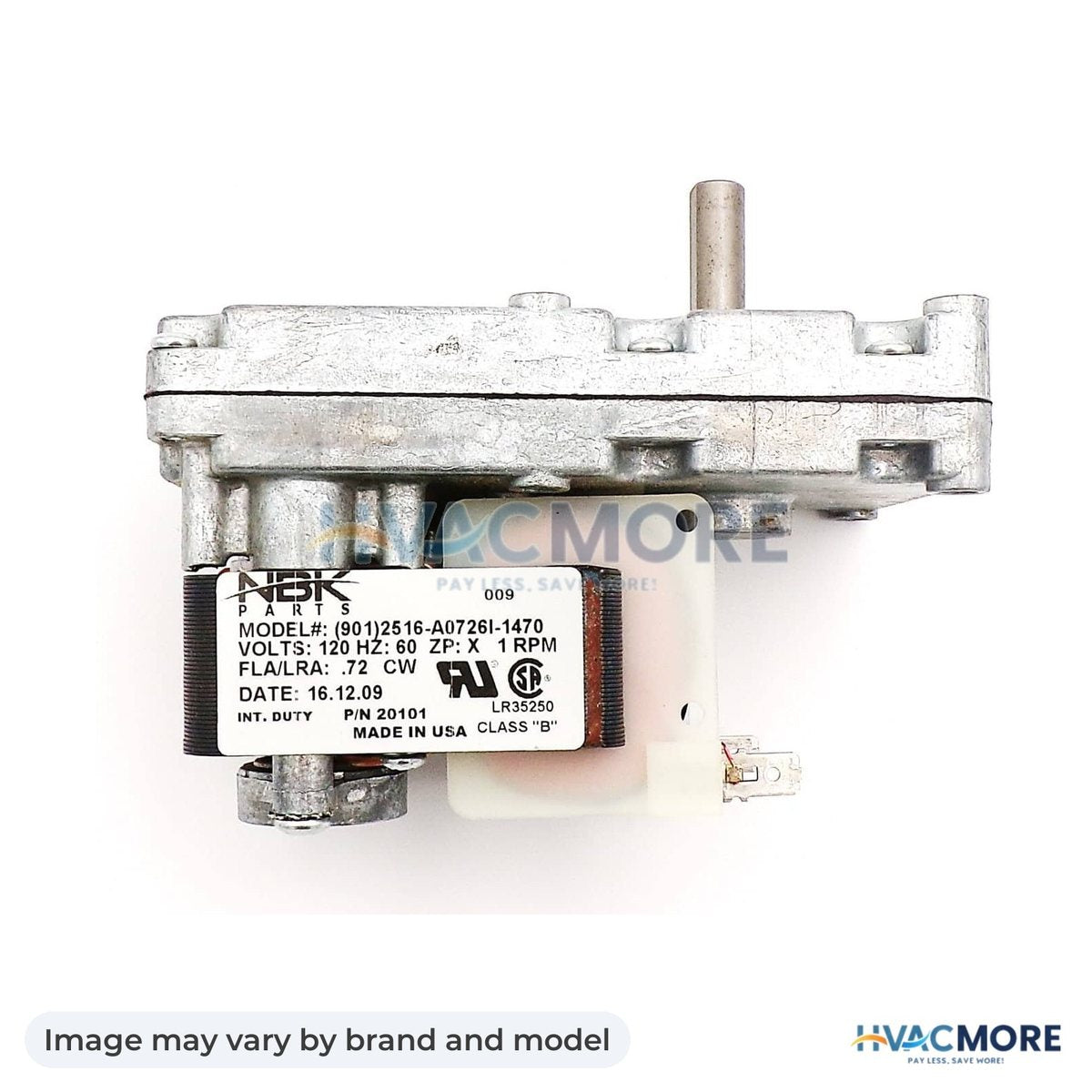 NBK Parts Auger Motor HVM-44038 - Image may vary by brand and model