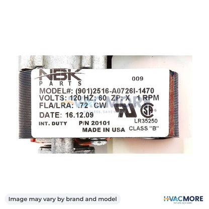 NBK Parts Auger Motor HVM-44038 - Image may vary by brand and model