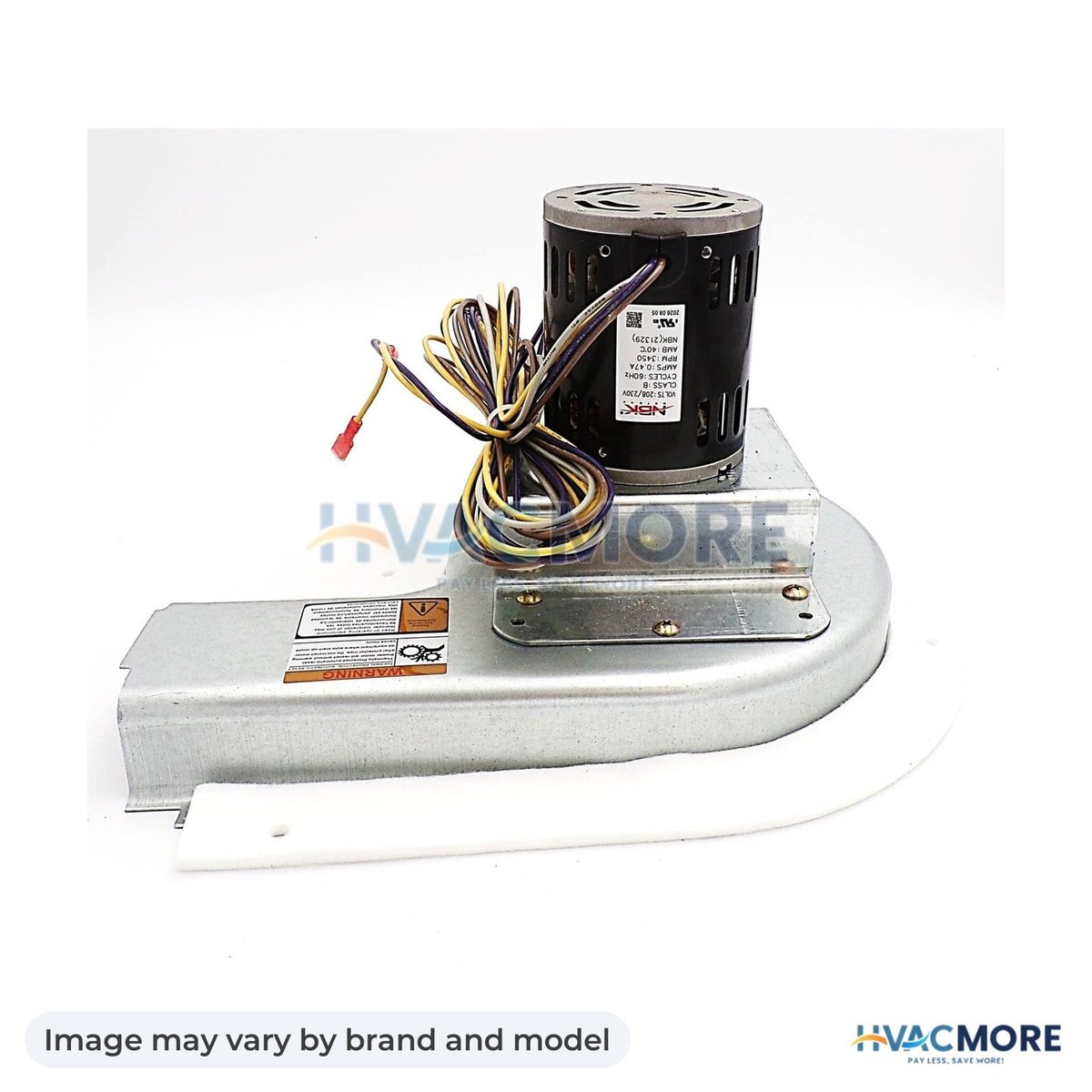 NBK Parts Inducer Motor 208-230V, 60Hz HVM-48TM000646 - Image may vary by brand and model