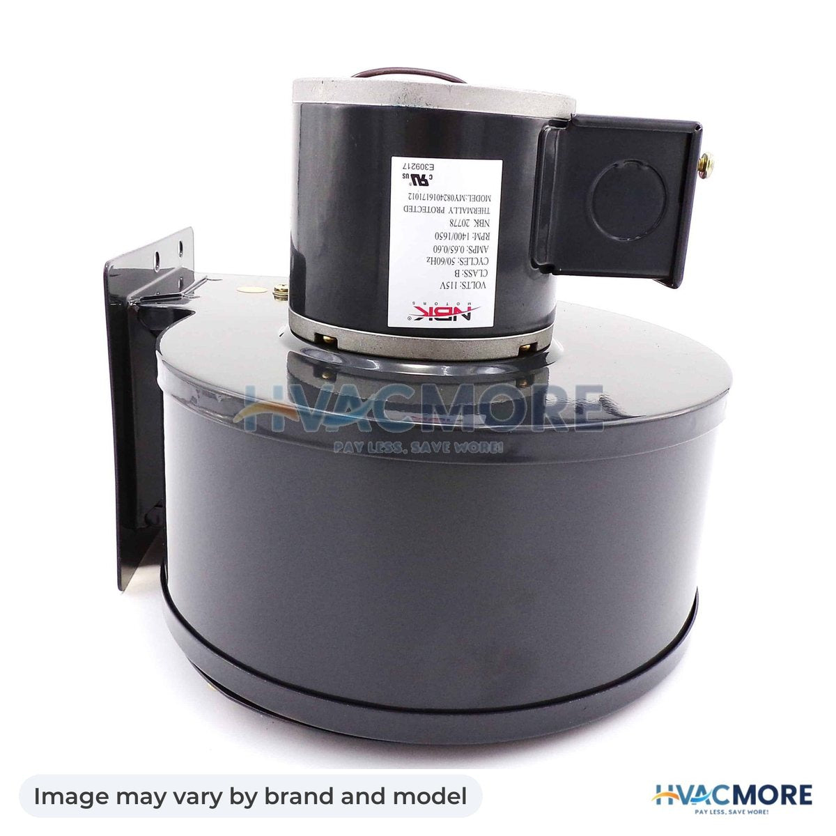 NBK Parts Blower Motor 115V 50/60Hz HVM-50755-D500 - Image may vary by brand and model