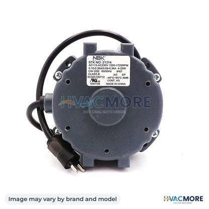 NBK Parts ECM Refrigeration Motor 115/230V, 4-25W, 1550-1725 RPM HVM-5411EC - Image may vary by brand and model