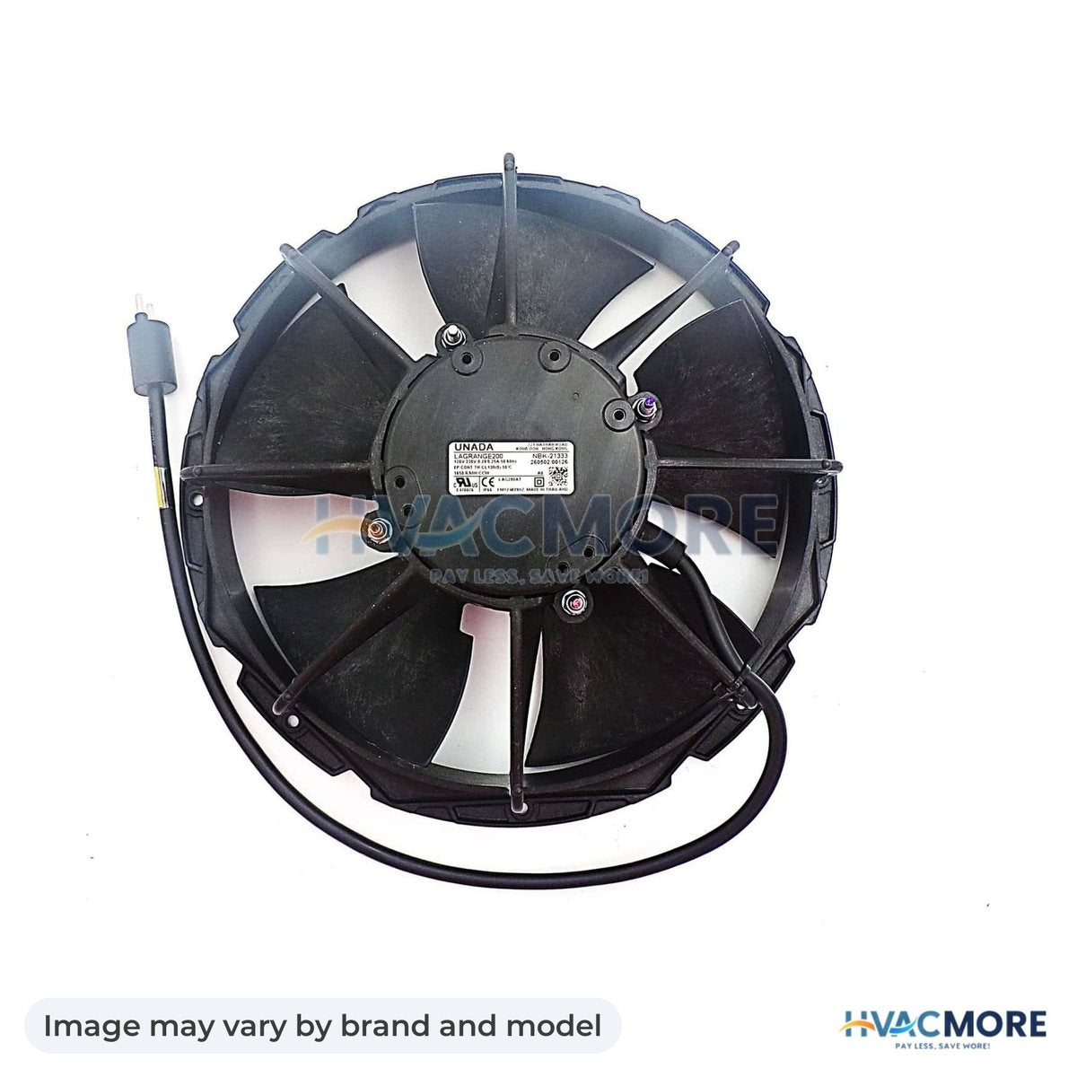 NBK Parts ECM Refrigeration Motor 120/230V, 1650 RPM HVM-5470FP - Image may vary by brand and model